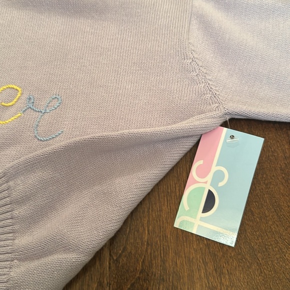 NWT Set Athletics Stella Sweater - Purple/Cheer size 7/8 price firm - Picture 6 of 6